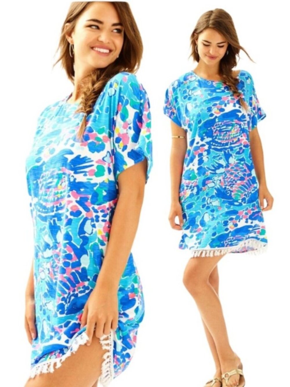 Lilly Pulitzer Tilla Tunic Dress in Hit The Spot XL